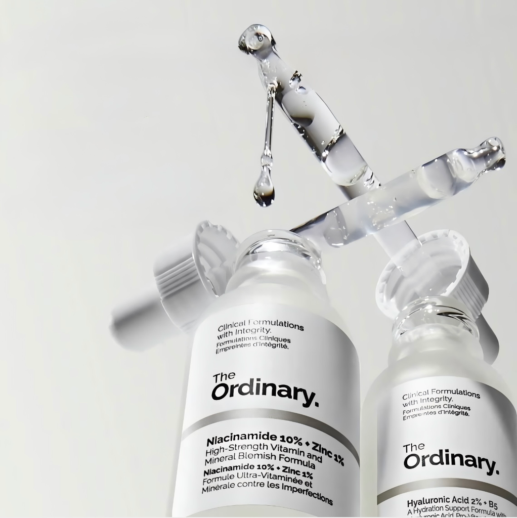 The ordinary skin support set ( niacinamide 10%+ zinc 1% & hyaluronic acid 2% + B5)