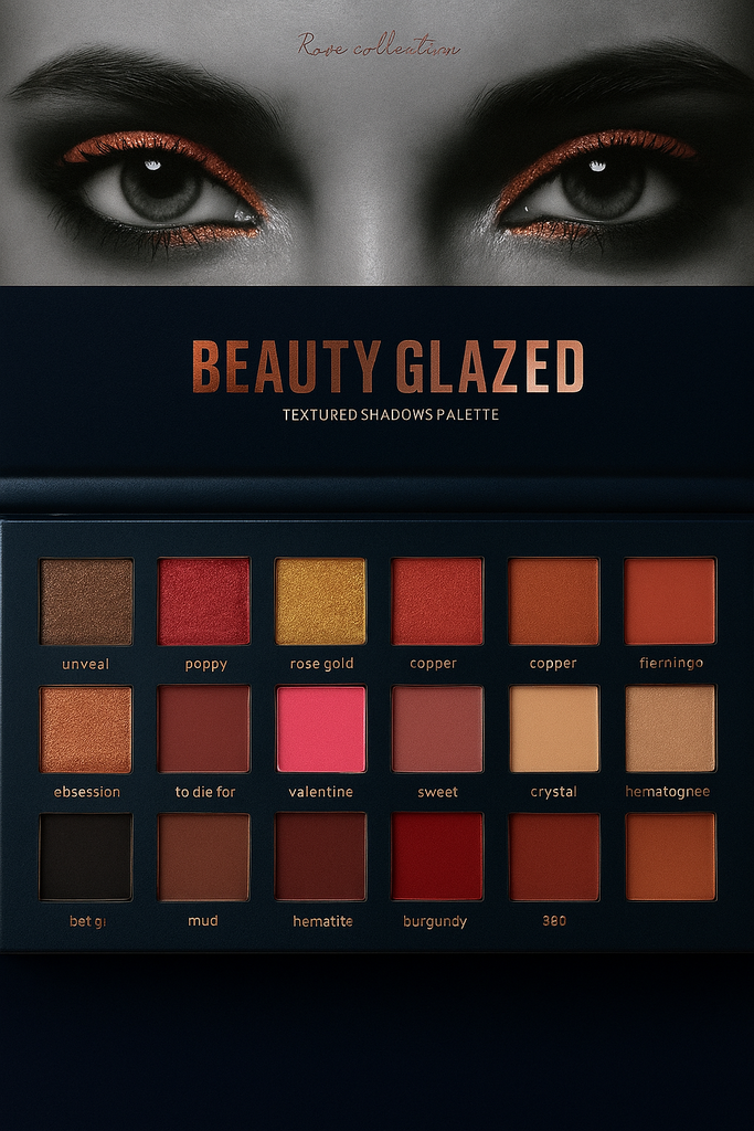 Beauty glazed texture eye shadow palette