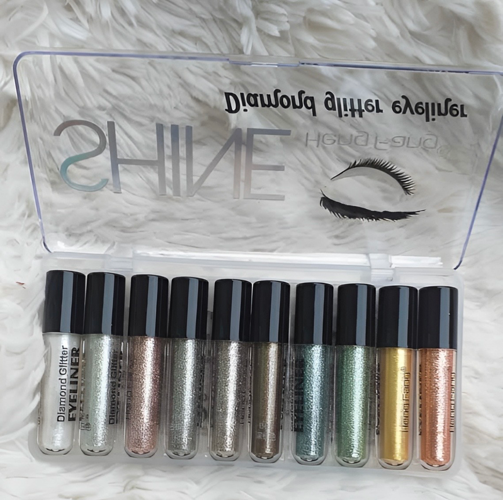 Heng fang Shine glitter eye liner set