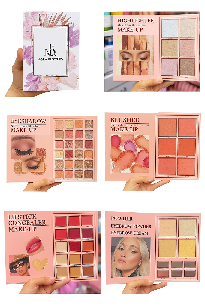 Nora flowers 5 pages makeup book