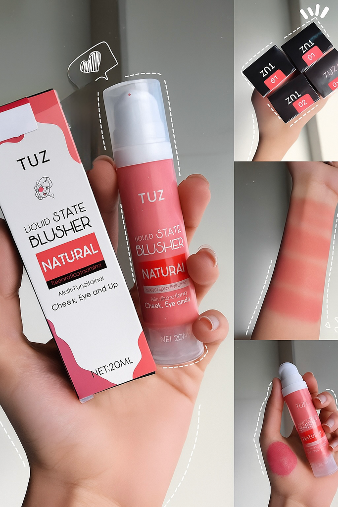 Tuz blush (lip cheek and eye ) set of 4