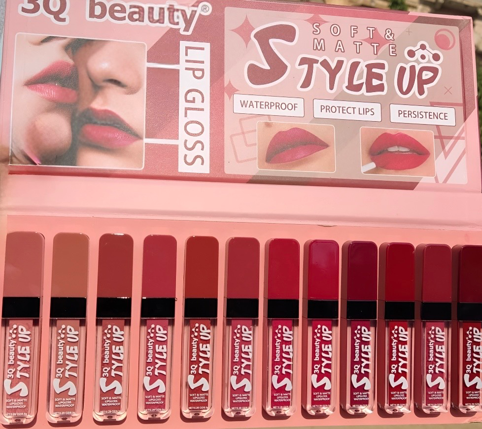 3 q beauty style up lip set