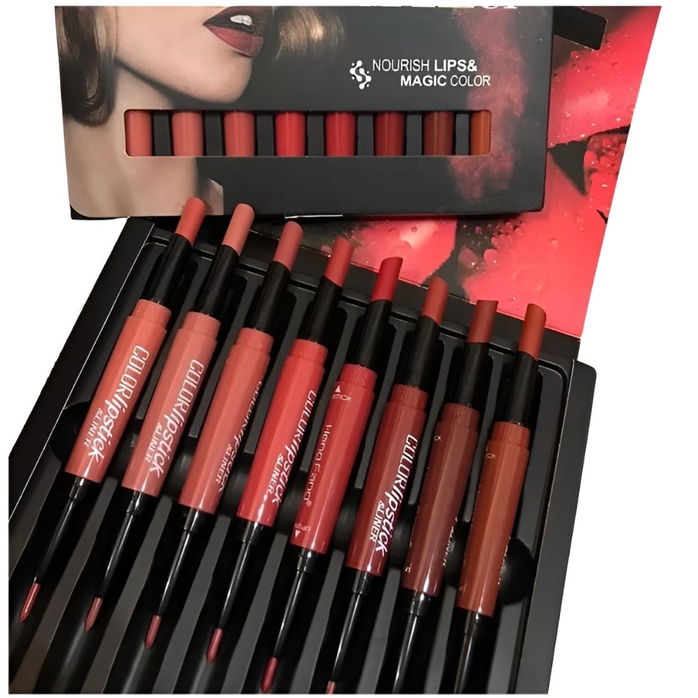 Hang feng double sided lipsticks set